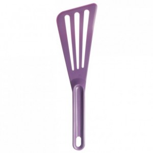 Perforated Pelton spatula Exoglass 220°C purple