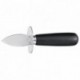 Oyster knife black lacquered wooden handle L 160 mm