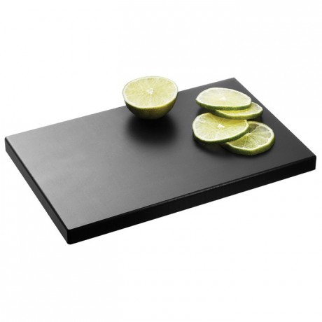 Chopping board PEHD 500 black 250 x 160 mm