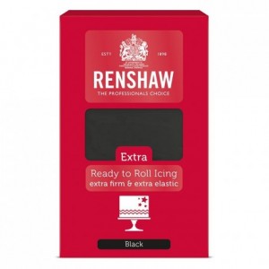 Renshaw Rolled Fondant EXTRA 1 kg -Black-