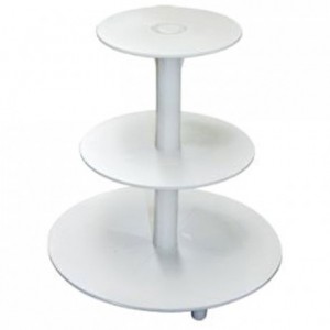 Tiered Cake Stand Plastic 3 tiers