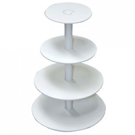 Tiered Cake Stand Plastic 4 tiers