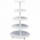 Tiered Cake Stand Plastic 5 tiers