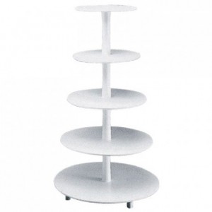 Tiered Cake Stand Plastic 5 tiers