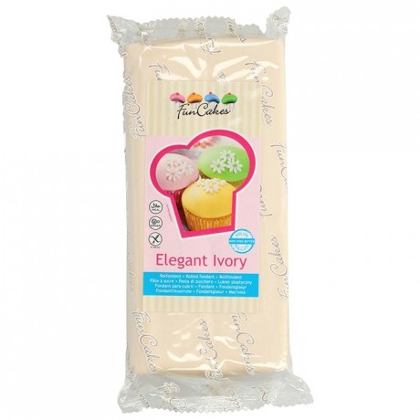 Pâte à sucre FunCakes ivoire 1 kg