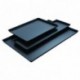 Black cast iron look tray  400 x 300 mm