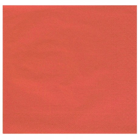 Serviette double point rouge 38 x 38 cm (lot de 900)