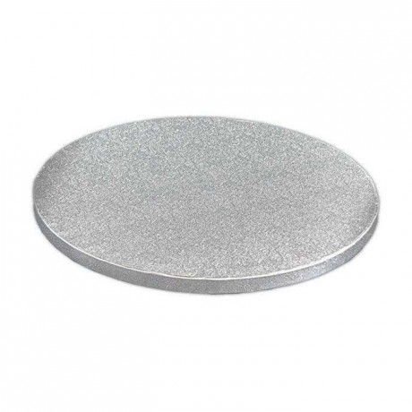 PastKolor cake drum silver round Ø20 cm