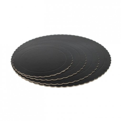 PastKolor cake board black round Ø35 cm