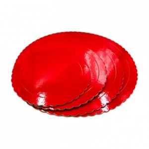 PastKolor cake board red round Ø20 cm