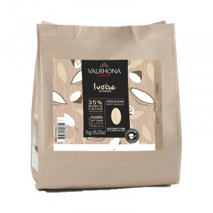 Ivoire 35% white chocolate Gourmet Creation beans 1 kg