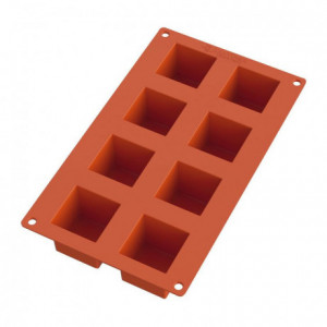 Gastroflex silicone mold 8 cubes 50 x 50 mm