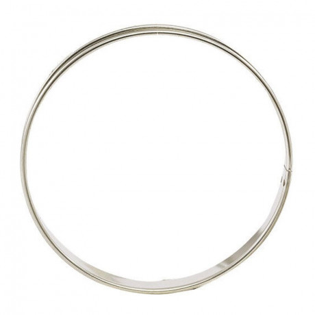 Cercle à tarte en inox Ø 300 mm H 27 mm