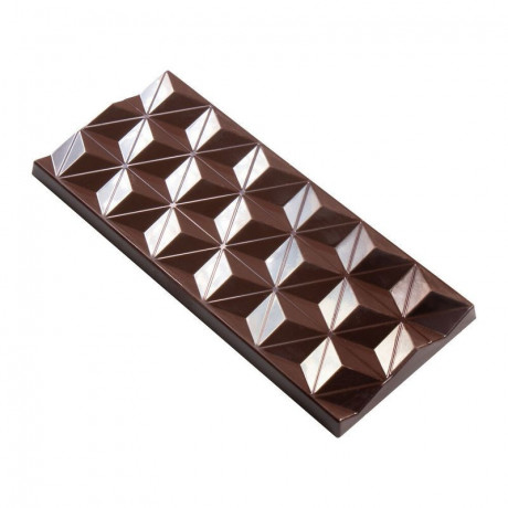 3 tablets 80 g geometric polycarbonate chocolate mold
