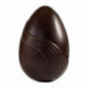 Polycarbonate 150 mm draped egg mold for chocolate