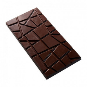 Chocolate mold 3 crunchy polycarbonate tablets 70 g