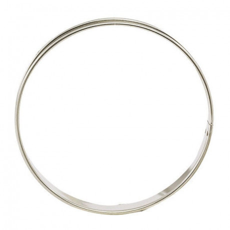 Cercle à tarte en inox Ø 70 mm H 27 mm (lot de 6)