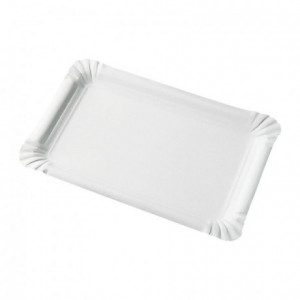Recycled white cardboard tray 165 x 200 mm (1000 pcs)