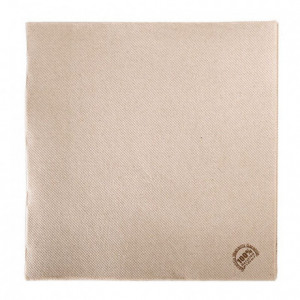 Cotton napkin recycled ecru 2-ply 400 x 400 mm (2000 pcs)