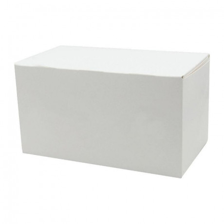 Boîte à bûche blanche 110 x 100 x 300 mm (lot de 25)