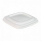 Lid for sauce pot in square cane fiber 80 x 80 mm (1200 pcs)