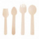 Small large wooden spoon 100 mm (100 pcs)