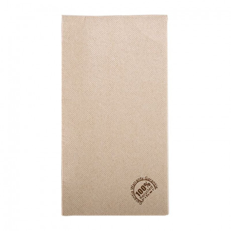 Cotton napkin recycled ecru 2-ply 400 x 300 mm (1500 pcs)