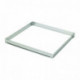 Stainless steel perforated square 14 cm H 2 cm - MF