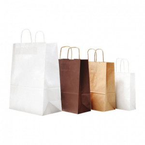 Paper shopping bag blond 320 x 430 mm (250 pcs)