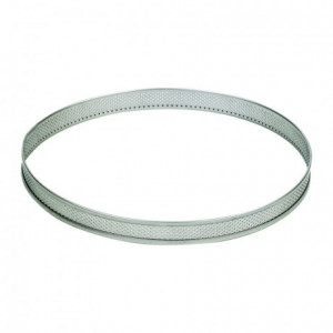 Stainless steel perforated circle Ø 7 cm H 2 cm - MF