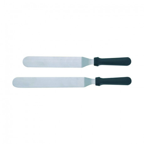 Stainless steel angled spatula paddle 27 cm - MF