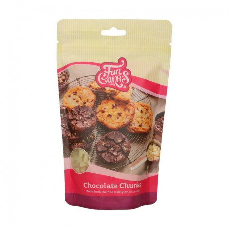 Chunks de chocolat FunCakes blanc 350 g