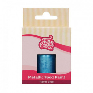 FunCakes Metallic Food Paint Royal Blue 30 ml