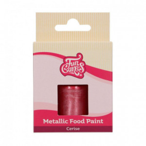 FunCakes Metallic Food Paint Cerise 30 ml