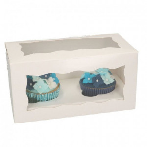 FunCakes Cupcake Box 2 - Blanco pk/5