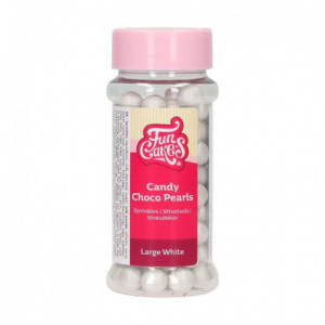 FunCakes Candy Choco Pearls Large White 70 g