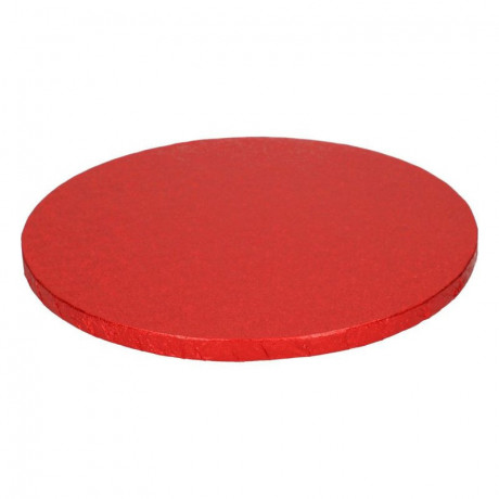 FunCakes Cake Drum Round Ø25cm -Red-