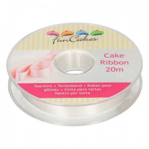FunCakes Cake Ribbon -Ivory- 15mmx20m