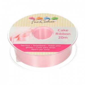 FunCakes Cake Ribbon -Pink- 25mmx20m
