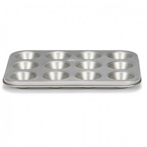 Plaque à muffins Silver-Top Patisse 12 empreintes