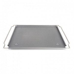 Patisse Silver-Top Adjustable Baking Plate Perforated 38x35