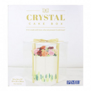 Boîte à gâteau Crystal PME 35 x 35 x 38 cm