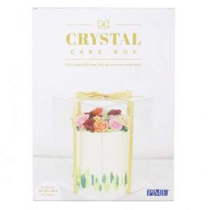 PME Crystal Cake Box - 20cm