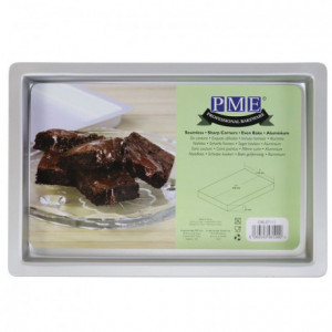 PME Oblong Brownie Pan 17,7x27,9x2,5cm
