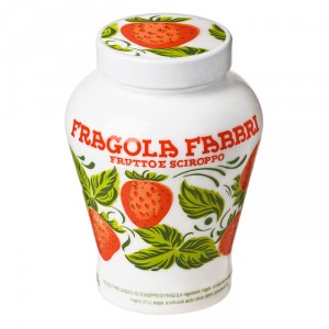 Strawberries opaline jar Fabbri 600 g