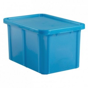 Container with lid 35 L blue