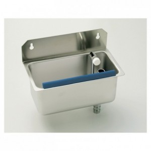 Cleaning basin ice Cream  scoop Wall-mounted stainless steel 280 x 220 x 140 mm