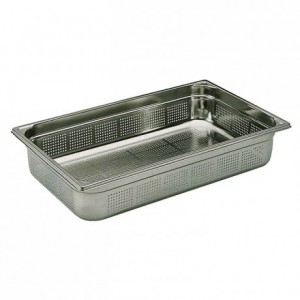 Perforated container without handle stainless steel GN 1/1 H 150 mm
