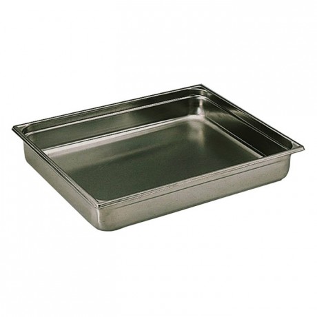 Container without handle stainless steel GN 2/1 H 150 mm