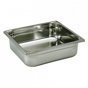 Container without handle stainless steel GN 2/3 H 100 mm